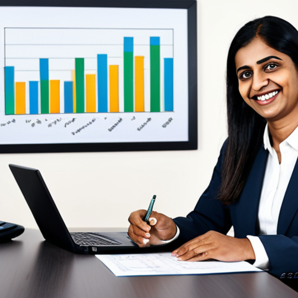 세금 계획을 위한 재무 상담의 중요성 - **Image Prompt:** "A smiling, professional financial advisor, fully clothed in appropriate business ...